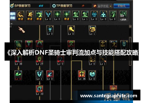 《深入解析DNF圣骑士审判流加点与技能搭配攻略》